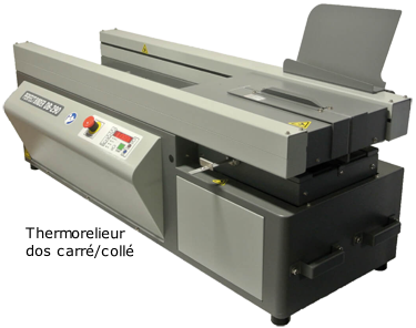 Thermorelieur
dos carré/collé
